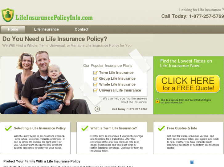 www.lifeinsurancepolicyinfo.com