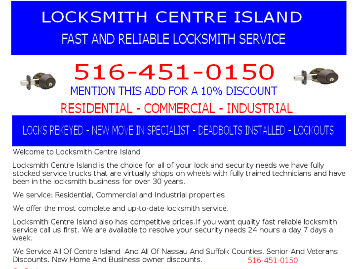 www.locksmithscentreisland.com