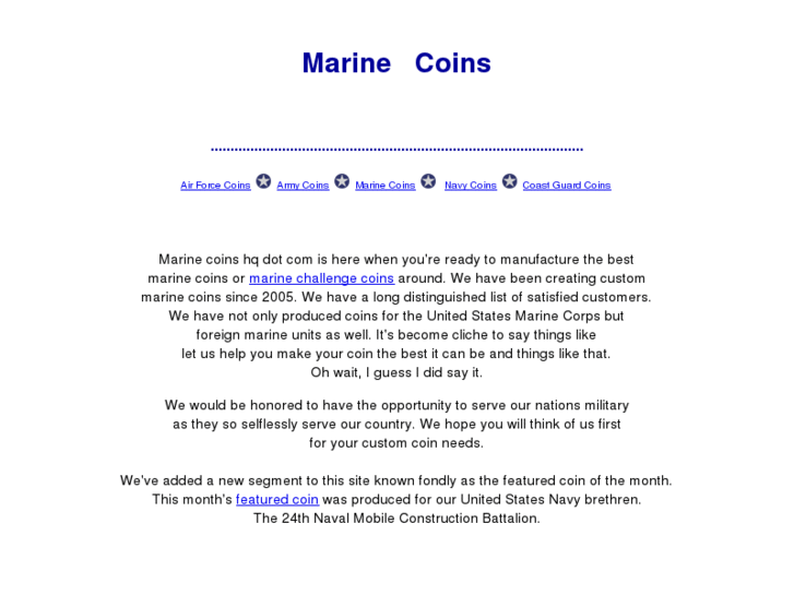 www.marinecoinshq.com