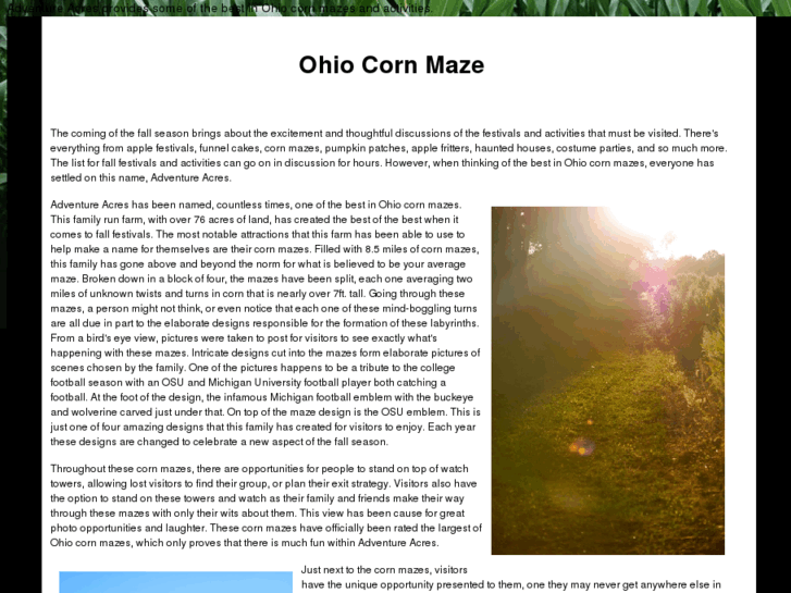 www.ohiocornmaze.com