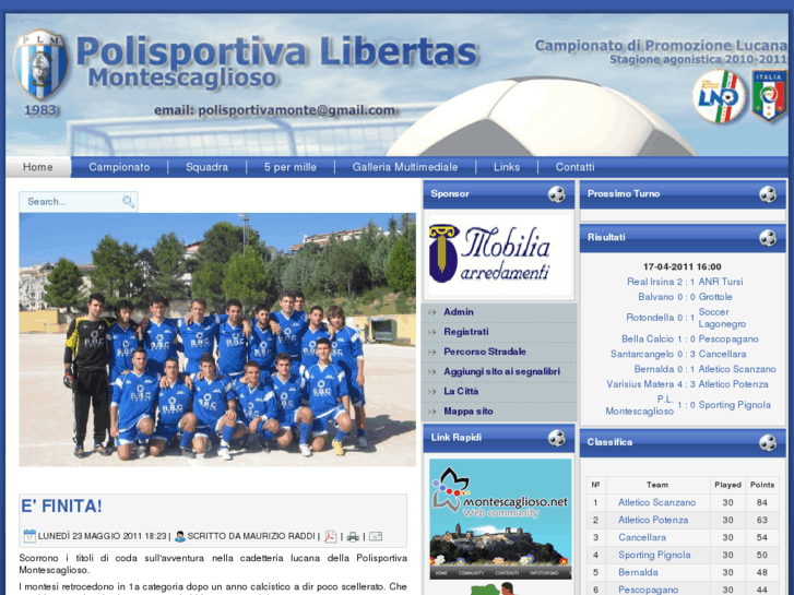 www.polisportivamontescaglioso.it