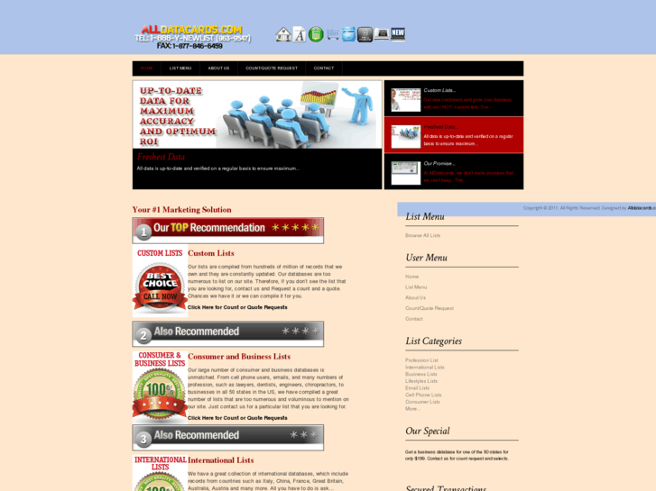 www.alldatacards.com