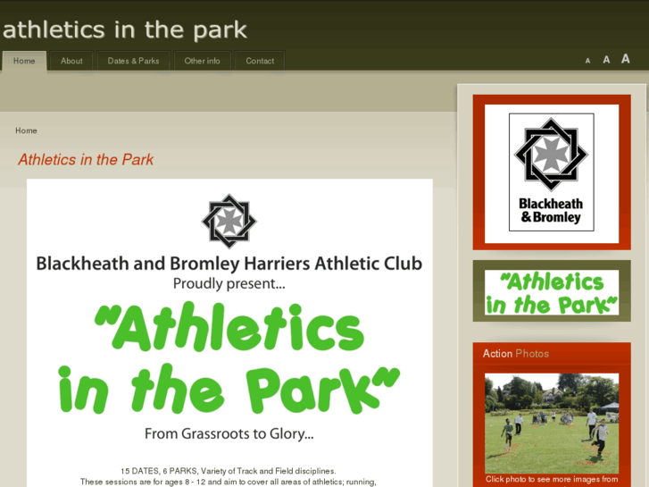 www.athleticsinthepark.com