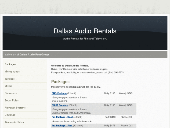 www.dallasaudiorentals.com