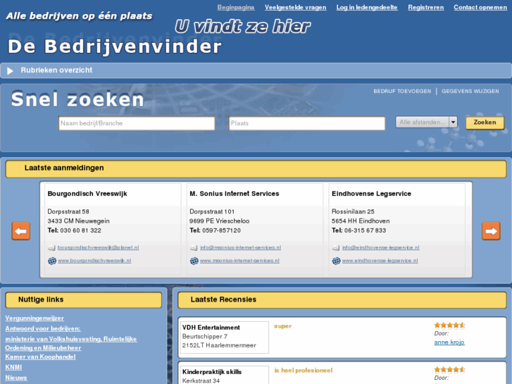 www.debedrijvenvinder.com