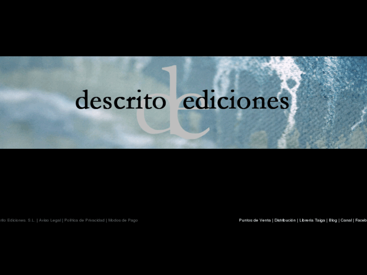 www.descritoediciones.com