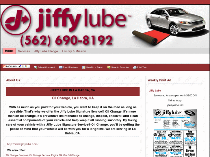 www.jiffylubelahabra.com