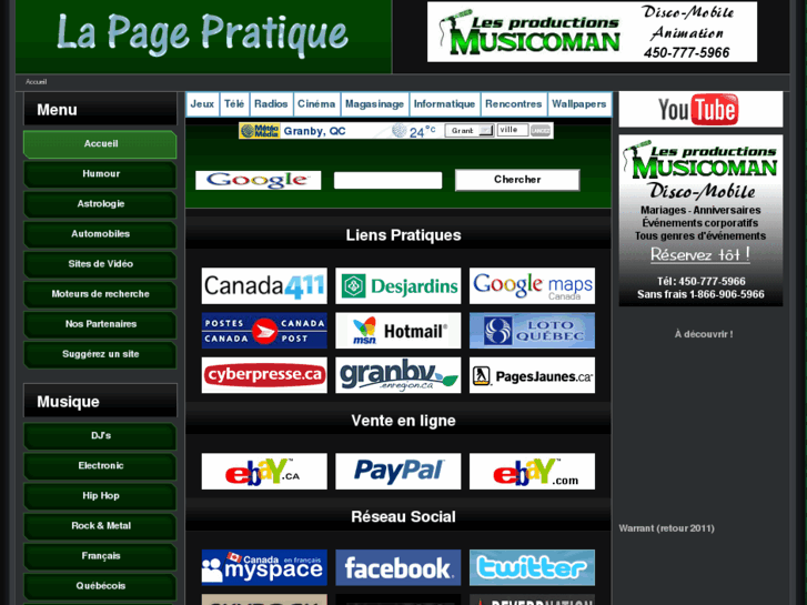 www.lapagepratique.com