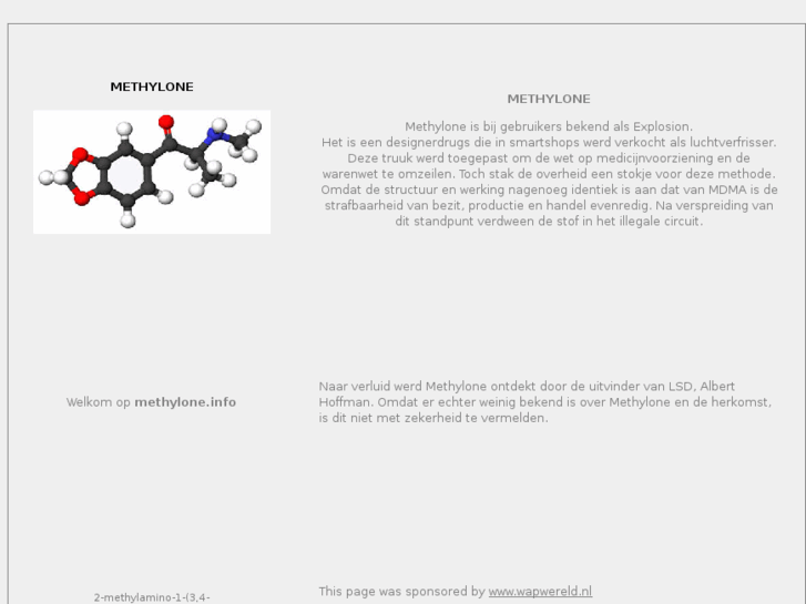 www.methylone.info