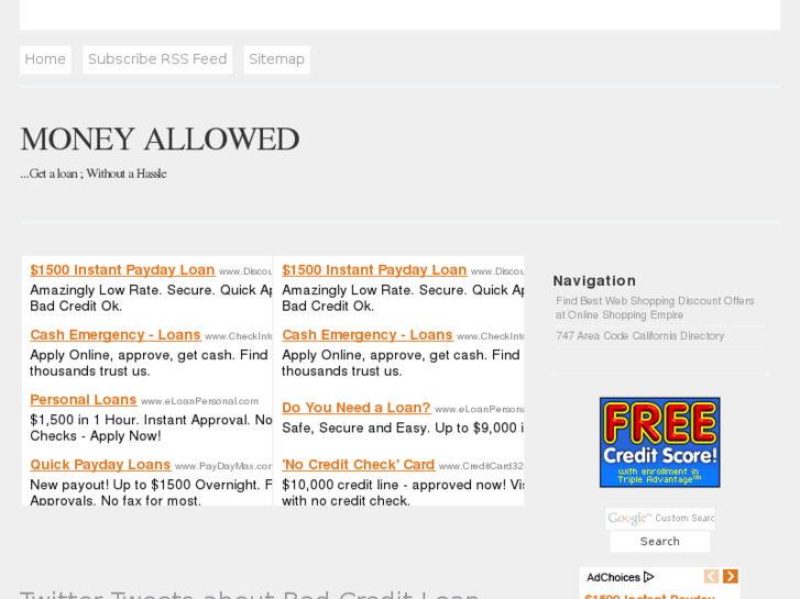 www.moneyallowed.com