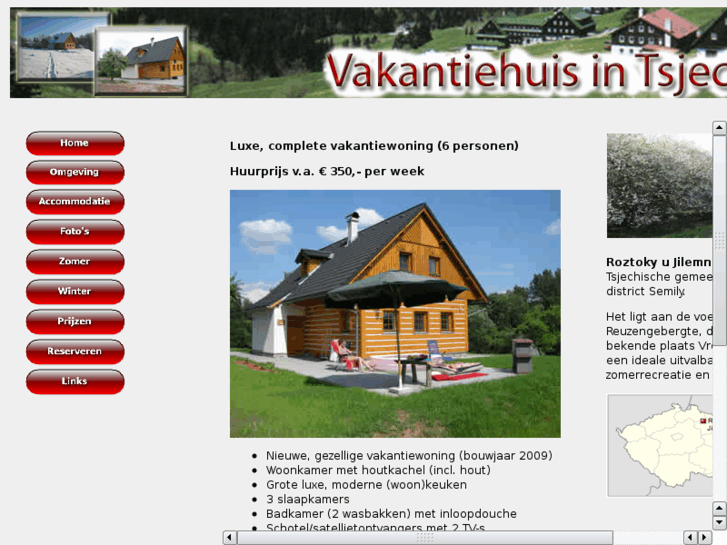 www.vakantiehuis-tsjechie.net