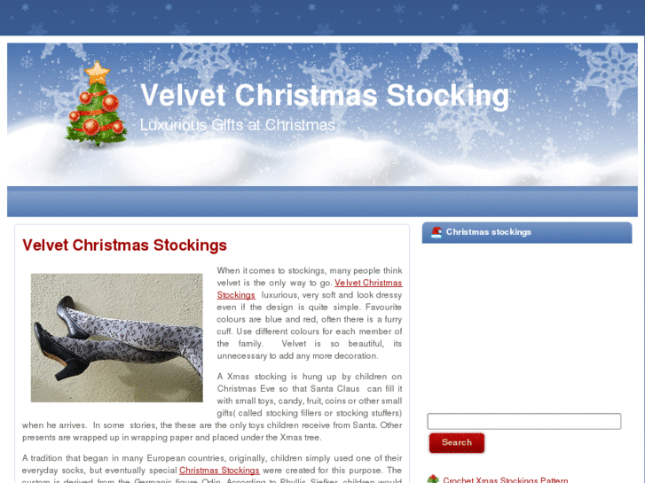 www.velvetchristmasstocking.net