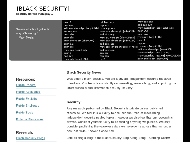 www.blacksecurity.org