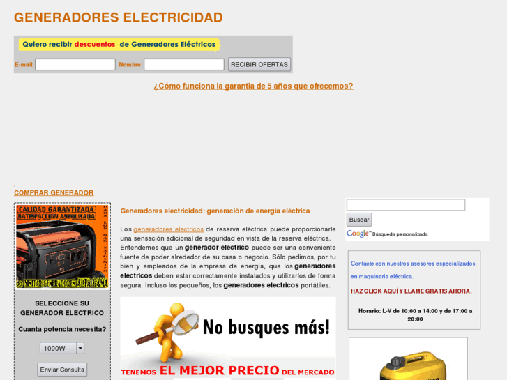 www.generadoreselectricidad.es