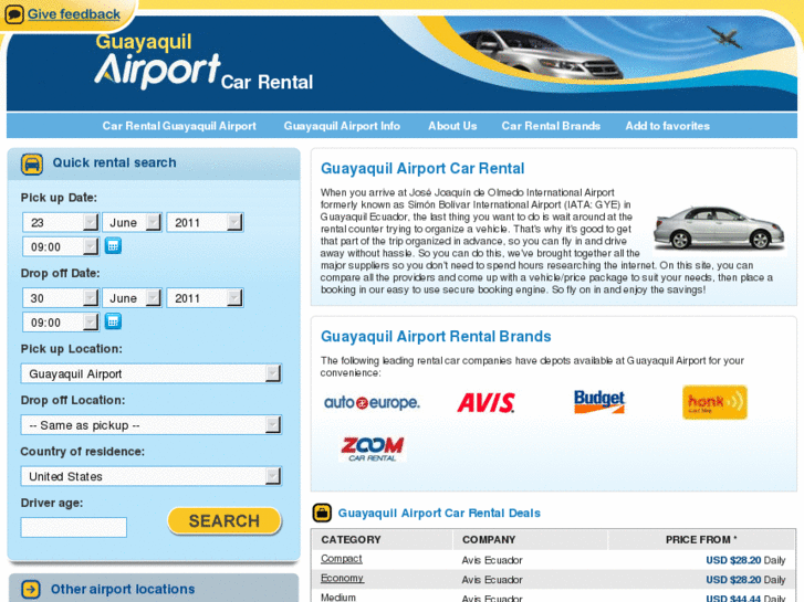 www.guayaquilairportcarrental.com