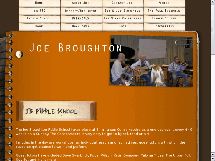 www.joebroughtonfiddleschool.com