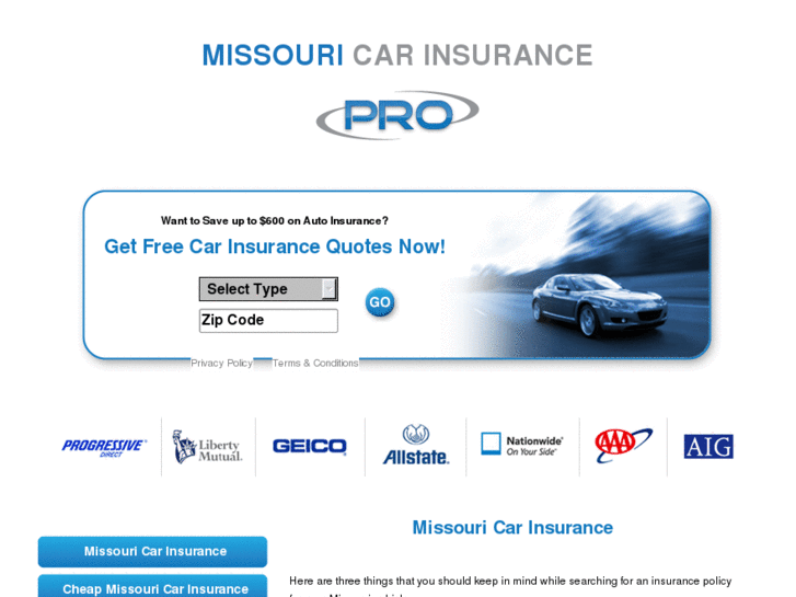 www.missouricarinsurancepro.com