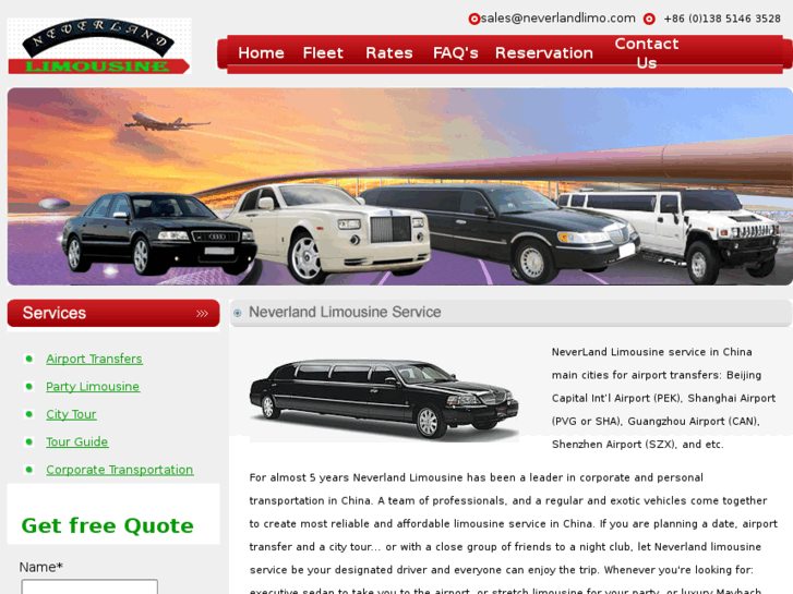 www.neverlandlimo.com