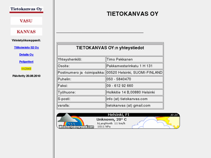 www.tietokanvas.com