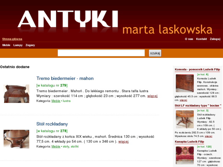 www.antyki-laskowska.pl