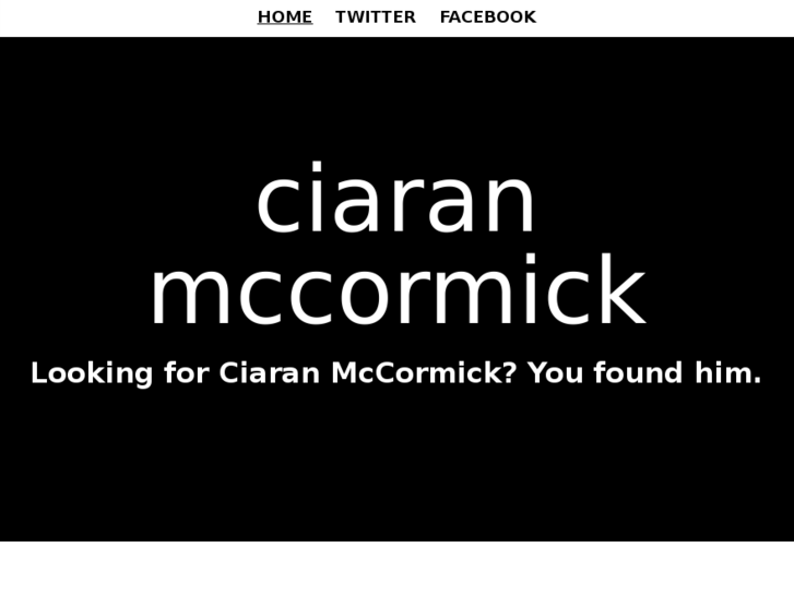 www.ciaranmccormick.com