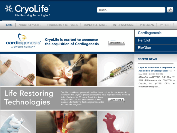 www.cryolife.net