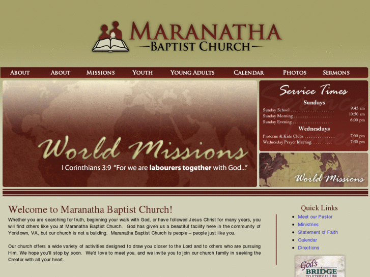 www.maranathabaptistchurch.com