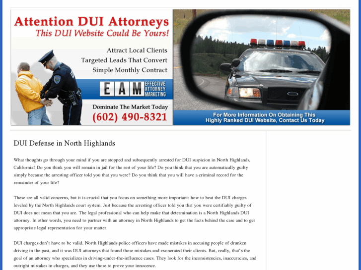 www.northhighlandsduiattorney.com
