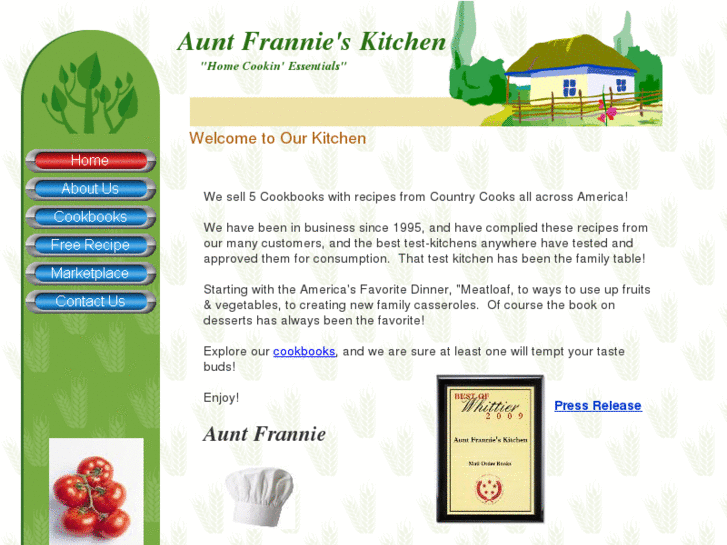 www.auntfrannieskitchen.com