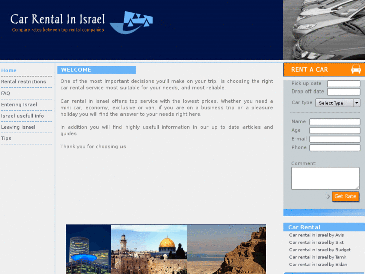 www.carrentalinisrael.co.il