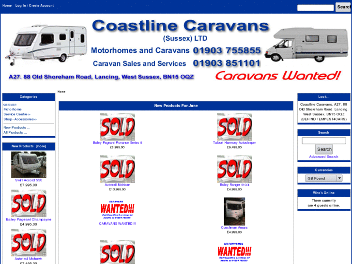 www.coastlinecaravans.com