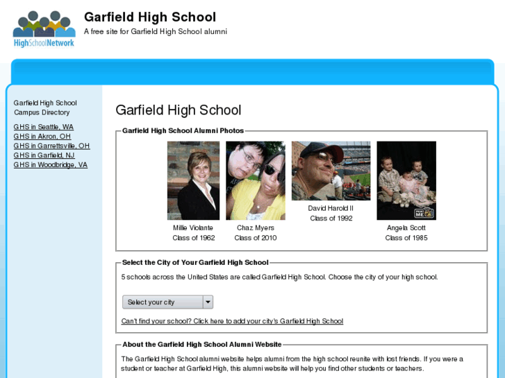 www.garfieldhighschoolalumni.com