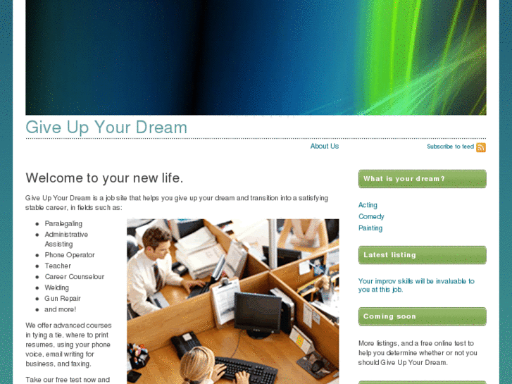 www.giveupyourdream.com