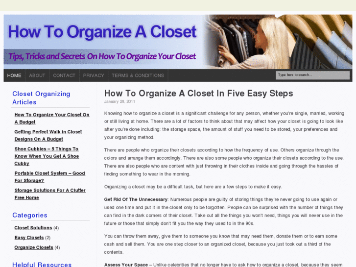 www.howtoorganizeaclosetsite.com