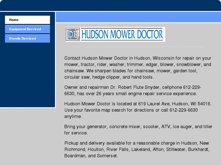 www.hudsonmowerdoctor.com