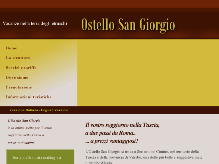 www.ostellosangiorgio.it