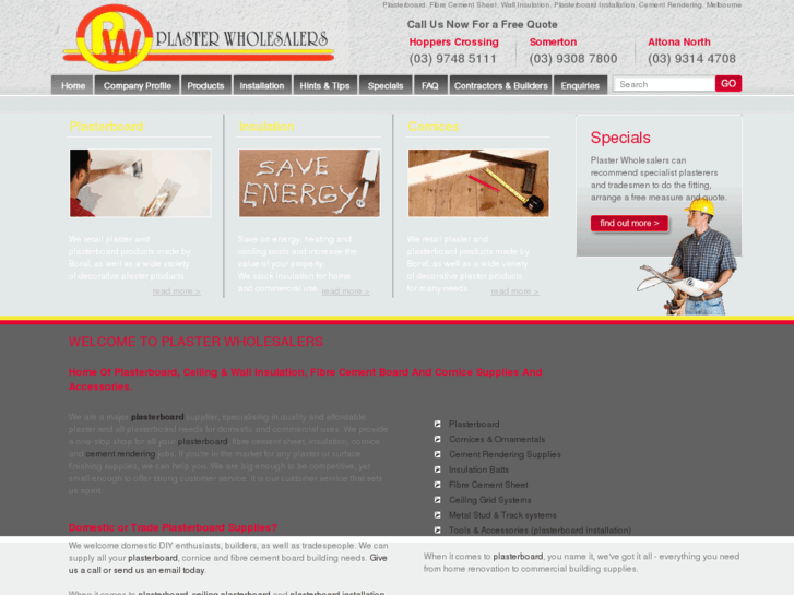 www.plasterwholesalers.com.au