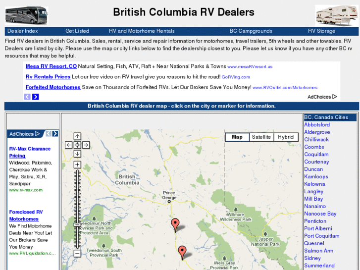 www.rvdealersbritishcolumbia.com