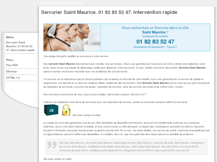 www.serruriersaintmaurice.net