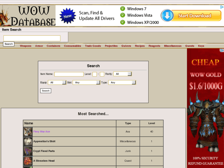 www.wowitemsdatabase.com
