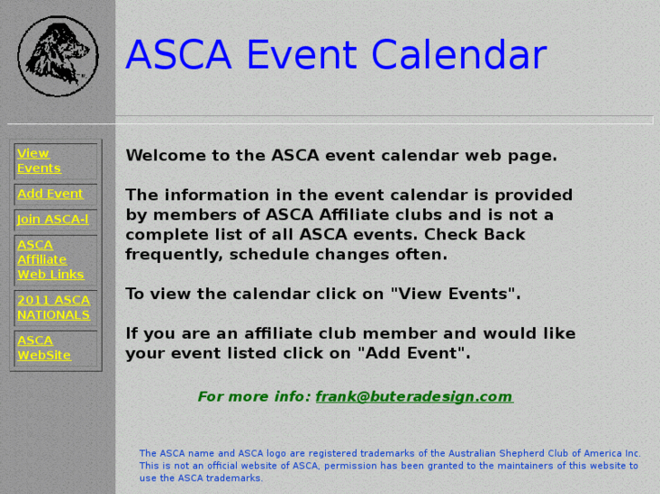 www.ascaeventcalendar.org