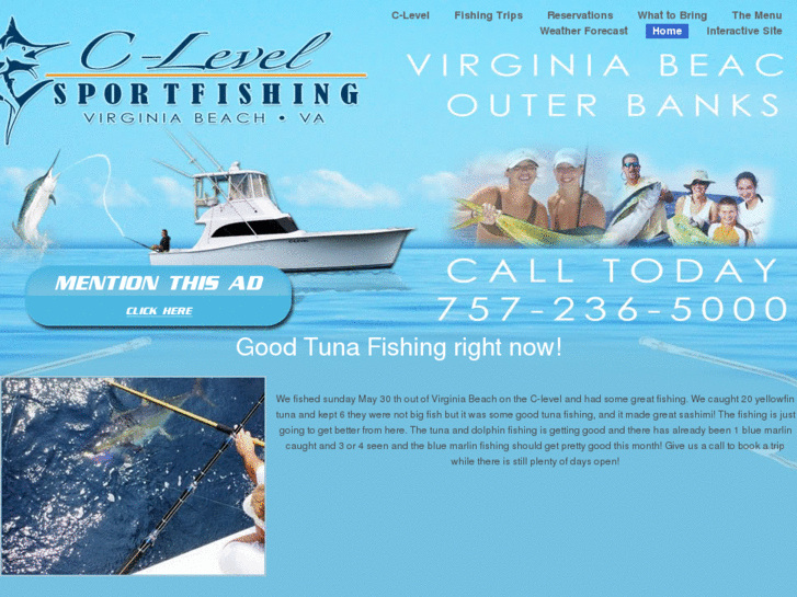 www.c-levelfishingcharters.com