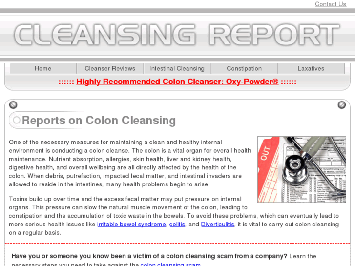 www.cleansingreport.com
