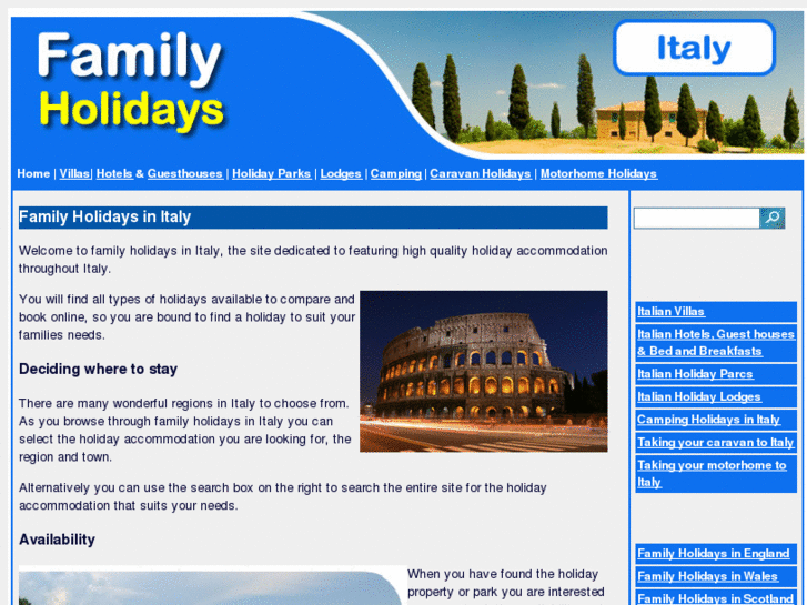 www.familyholidays-italy.com