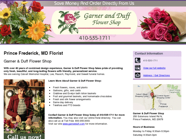 www.garnerduffflowershop.com