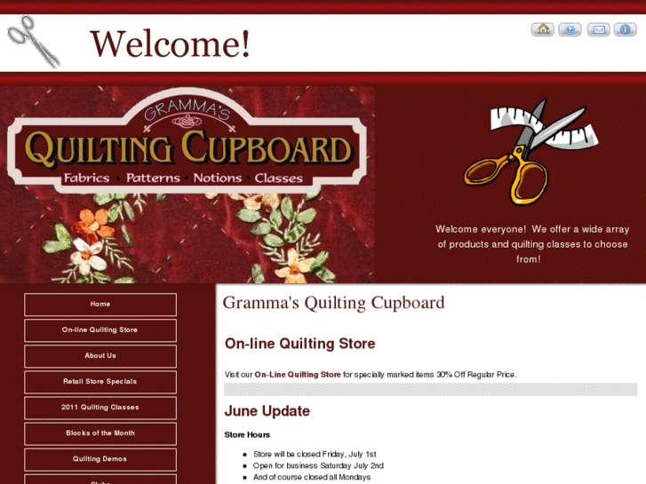 www.grammasquiltingcupboard.com