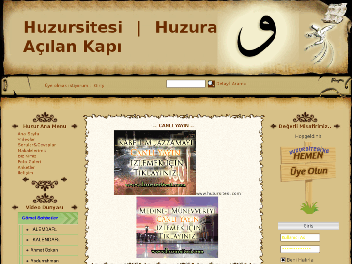 www.huzursitesi.com