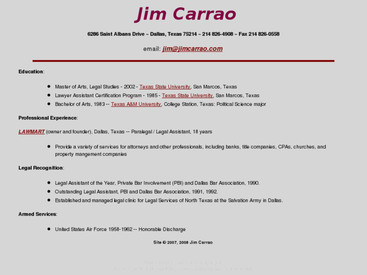 www.jimcarrao.com