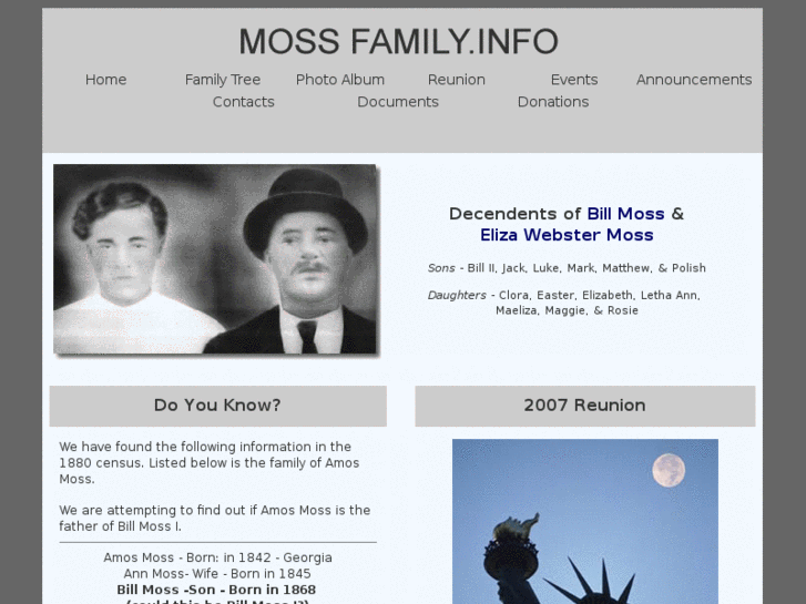 www.mossfamily.info