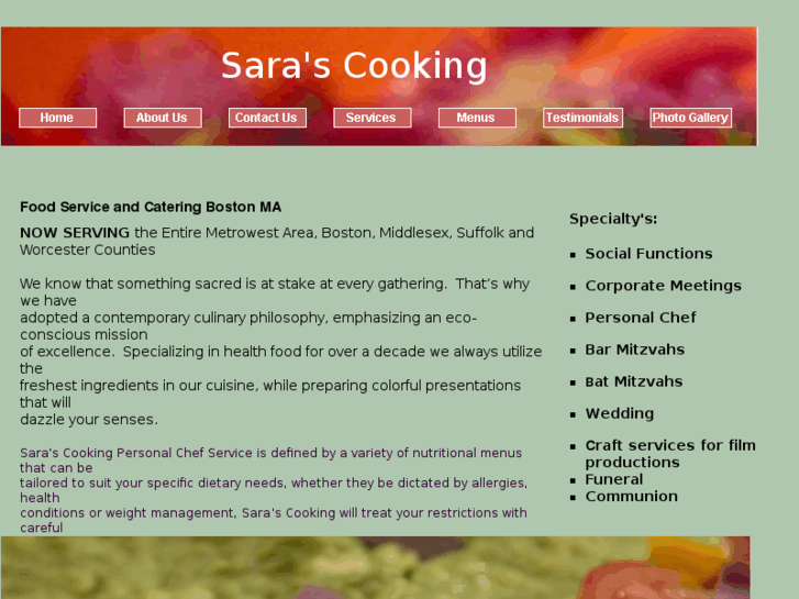 www.sarascooking.net